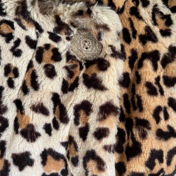 Sanctuary Clothing Long Leopard Coat L NWT - Picture 3 of 6